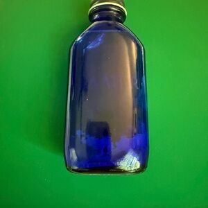 Phillips Genuine Blue Glass Bottle